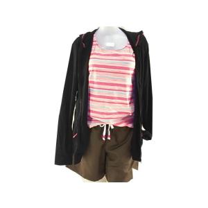 レディース水着 4点セット ラッシュガード タンキニ ボードショーツ 大きいサイズ 5L ボーダー ...