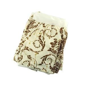 カバーリング ベッドスカート ベッドシーツ シングル〜ダブル 幅伸縮仕様  シャンデリア ベージュ系