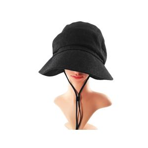 クロッシェ帽子 16個の多機能 UV 発熱備蓄 小顔 チャコールグレー 送料250円