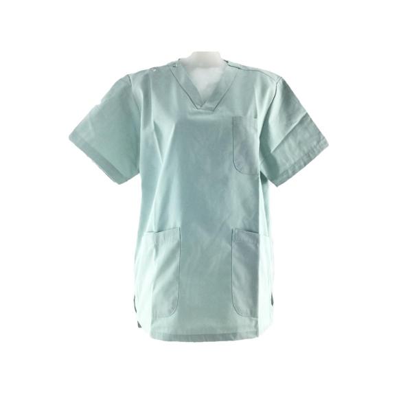 カラースクラブ コットンブレンド 男女兼用 医療用 看護師 介護士 M スモーキーミント 送料250...