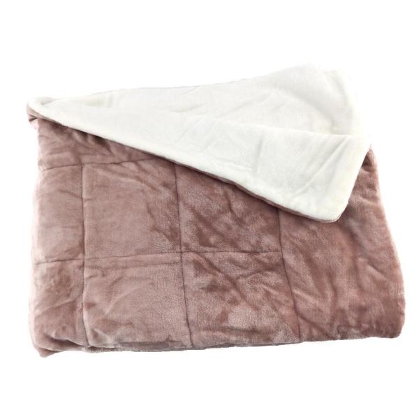 2枚合わせ中わた入り毛布 モイスト 吸湿発熱 フランネル ウォームコア シングル 幅140x200c...