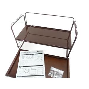 2WAY お盆目隠しラック 日本製 アーネスト...の詳細画像3