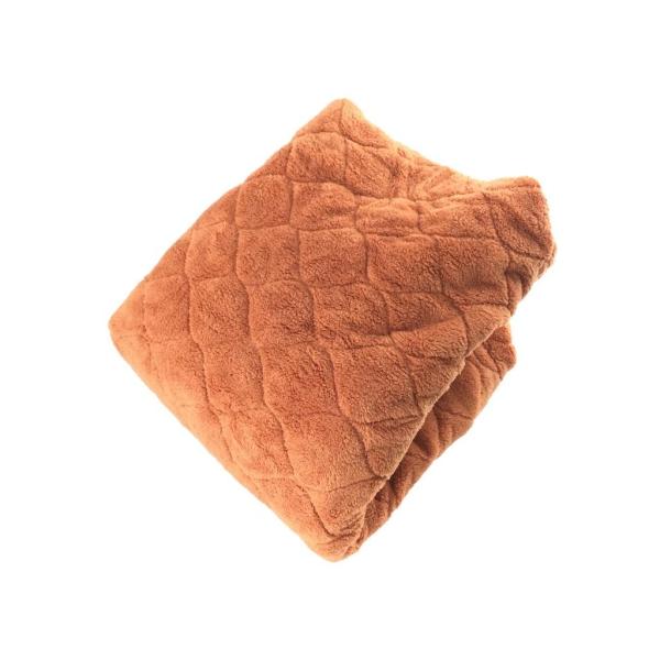 パッド一体型ベッドシーツ ふわふわマイクロファイバー ダブル 幅140x205x25cm アプリコッ...