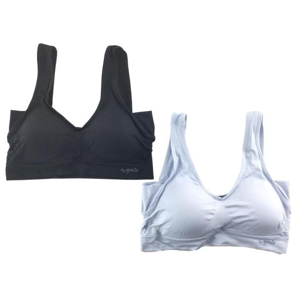 ジニエ Genie リラクールブラ  吸汗速乾 接触冷感 2色セット 大きいサイズ 3L リッチブラ...