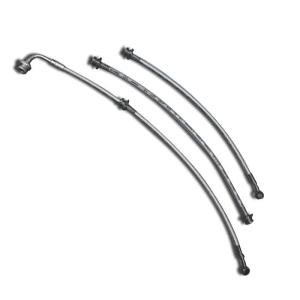 送料無料 ジムニー JB23 ロング ブレーキホース 100mm ステンメッシュ