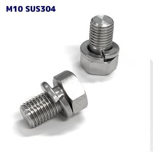 全国 M10 × 16 ｍｍ ピッチ 1.25 SUS304 ステンレス 六角ボルト