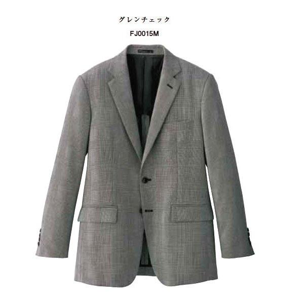 メンズジャケット（グレンチェック） サイズ：Ｓ〜４Ｌ 毛50% ポリエステル50%