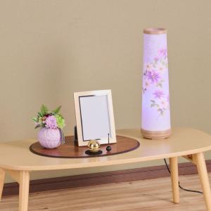 盆提灯 モダン 和花3号 桜 回転 スリム 円...の詳細画像3