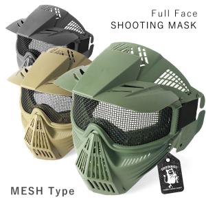 サバゲー マスク フェイスガード ゴーグル フルフェイスマスク 防護