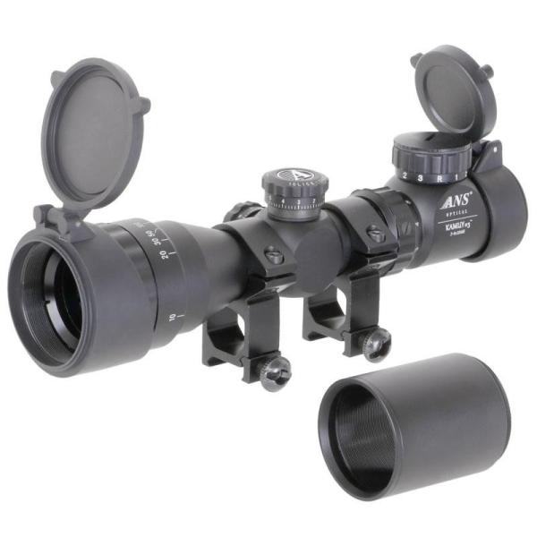 ANS Optical 2-6倍可変ズーム 近距離戦にも！ 2-6x32 AOE イルミネート イル...