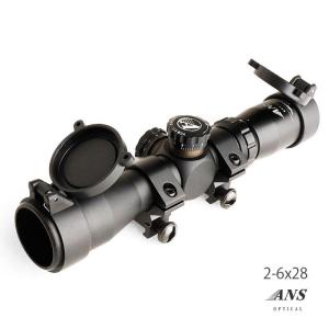 ANS Optical 2-6倍 可変ズーム 2-6x28 ショートスコープ