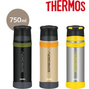 THERMOS サーモス　山専用ボトル750ml ステンレスボトル／FFX-751 0.75L　保温保冷 軽量 水筒 魔法びん 登山｜outspot