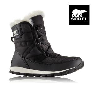 SOREL(ソレル) ウィットニーショートレース Whitney Shortlace NL2776【送料無料】010 ブラック  レディース 女性用 防寒ブーツ ウィンターブーツ  スノーブーツ｜outspot