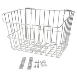 カブ用　社外前カゴ、キャリア、スタンドセット アウトスタンディングモーターサイクル｜【M&F Cuby】「籐風前