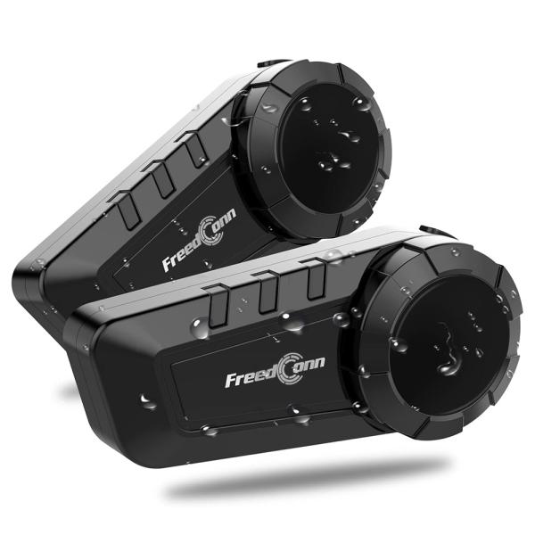 FreedConn バイク インカム KY PRO バイク用 最大6人同時通話 Bluetooth ...