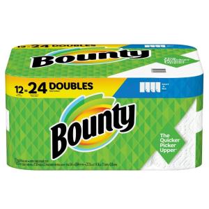 Bounty バウンティ ペーパータオル 2枚重ね110シート12ロール セレクトAサイズ Bounty キッチンペーパー Walmart｜outstanding2nd