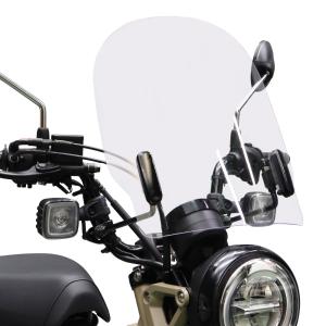 ミドルスクリーン ハンターカブ125 JA55.65用 MS-JA55 クリアー アウトスタンディングモーターサイクル｜【CT125専用】アウト