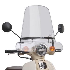 旭風防 ウインドシールド ポリカ仕様 ホンダ スーパーカブ 2018 JA44 AA09専用 クリア CUB-09｜アウトスタンディングMC