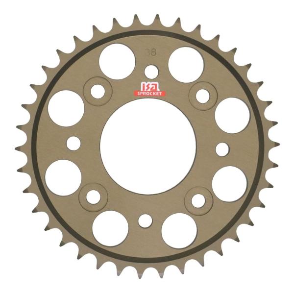 ISA アルミリアスプロケット 428サイズ 38T スーパーカブ JA44/59/45/60 ハン...