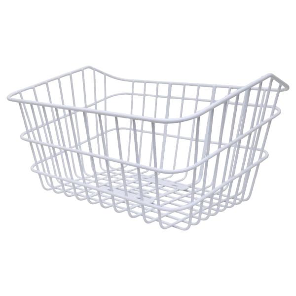 【日本製】フロントバスケット 前カゴ Mサイズ ホワイト スーパーカブ リトルカブ用 荷物 収納 西...