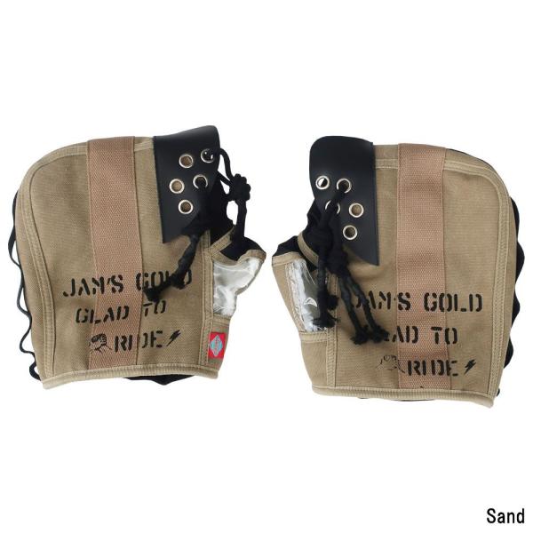 ORION ACE 防寒 ハンドルカバー 左右セット サンド