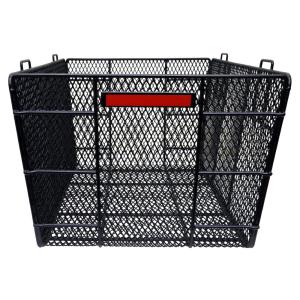 【日本製】大型リアバスケット ブラック 荷物 ...の詳細画像1