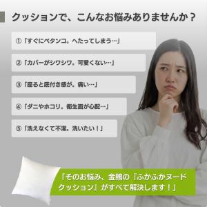 ヌードクッション クッション中身 45×45 ...の詳細画像5