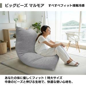 ビーズクッション 特大 ビッグ ヘタリにくい ...の詳細画像1