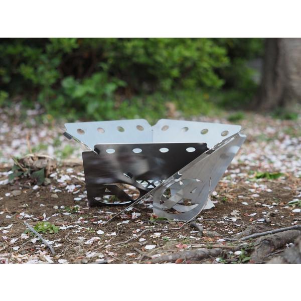 アシモクラフト takibi_no_asi（焚き火台）リアルツリー おしゃれな焚き火を楽しみたいキャ...