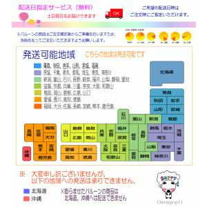 文字入れOK ひまわり バルーンフラワー 透明...の詳細画像4