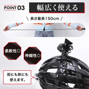 ワイヤーロック ケーブルロック 自転車 鍵 ヘ...の詳細画像4