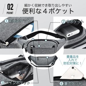ウエストポーチ 仕事用 レディース メンズ ウ...の詳細画像3