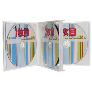 日本製に変更しましたPS24mm厚 4枚収納 マルチＣＤケース ホワイト 1個 24mm厚のジュエルケース DVDやBlu-rayDiscにも最適｜ovalmultimedia