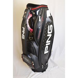 【展示品数量限定】PING ピン CB-U2304　BLACK/RED　LENTICULAR CB 36916 レンチキュラー キャディバッグ｜ovdgolfshop2