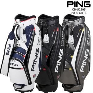 【キャディバッグの下取り・修理承ります】ピン PING 37184 CB-U2305 PU SPORTS PUスポーツキャディバッグ CaddieBag 9.5型 口枠5分割｜ovdgolfshop2