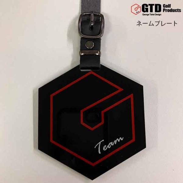 GTD ネームプレート 非売品 ブラック ベルト ブラック ネームタグ 名札 刻印サービス無し