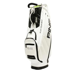 【アウトレット品】ピン/PING/P191 SOFT PU WHITE/カートキャディバッグ/口枠5分割/01ホワイト｜ovdgolfshop