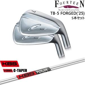FOURTEEN（フォーティーン） TB-5 FORGED 2025年モデル アイアン5本set