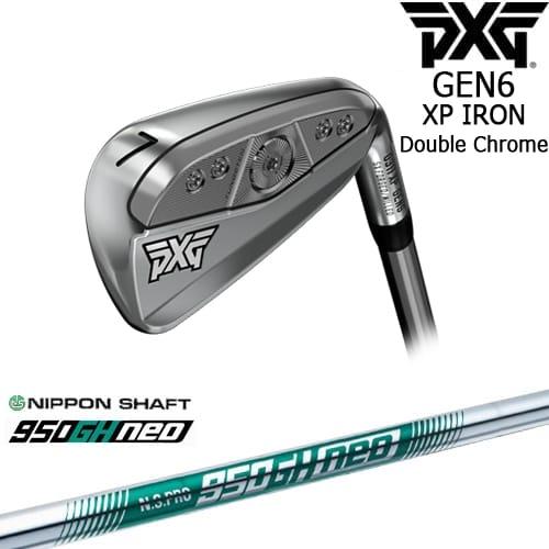 PXG GEN6 0311 XP アイアン5本set(6-Pw)ダブルクローム 右左[6P]ピーエッ...