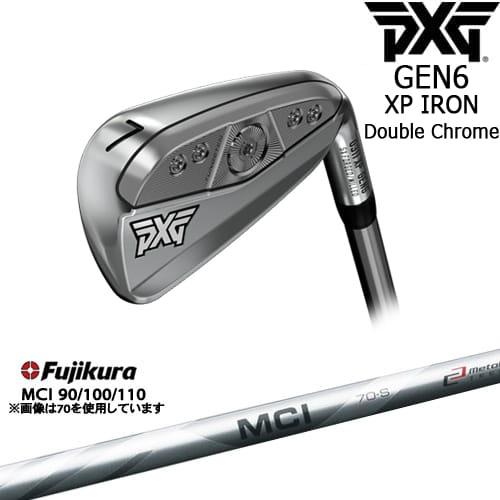 PXG GEN6 0311 XP アイアン5本set(6-Pw)ダブルクローム 右左[6P]ピーエッ...