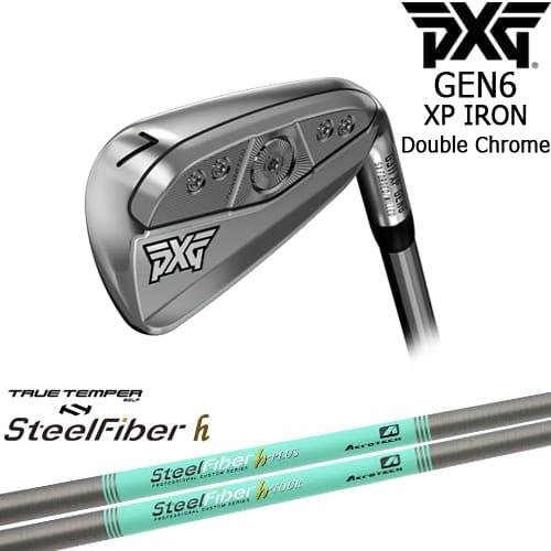 PXG GEN6 0311 XP アイアン5本set(6-Pw)ダブルクローム 右左[6P]ピーエッ...