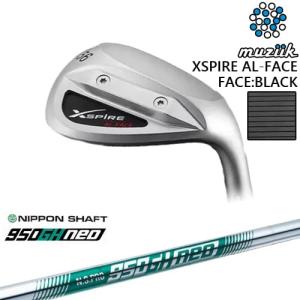 【工房カスタム】XSPIRE AL-FACE ウェッジ フェース：ブラック[WD]ムジークMUZIIK N.S.PRO 950GH neo 日本シャフト｜ovdgolfshop