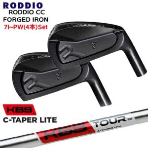 RODDIO CC FORGED IRON(DLCオプション ブラック) アイアン4本セット(7I