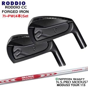 RODDIO_CC_FORGED_IRON(DLCオプション/ブラック)/アイアン4本セット(7I
