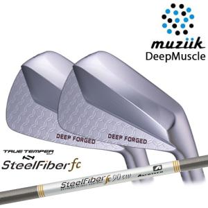 DeepMuscle II  Forged アイアン 6-Pw(5本set)[6P]ムジークMUZIIK スチールファイバーfc(テーパー) SteelFiberTRUE TEMPER｜ovdgolfshop