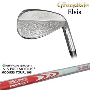 お*中様 グランディスタ エルヴィス ウェッジ　51/55/59° 3本セット GRANDISTA Elvis ウェッジ(51/55/59度) 超軟素材S15C[WD]グランディス