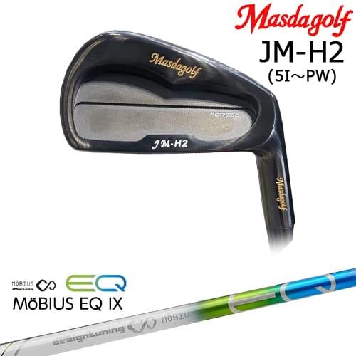 JM-H2 アイアン ブラック 6本set(5I-PW)[5P] マスダゴルフ MASDAGOLF ...