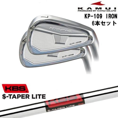 KAMUI KP-109 アイアン6本set(5I-PW)[5P]カムイKAMUI KBS $-TA...