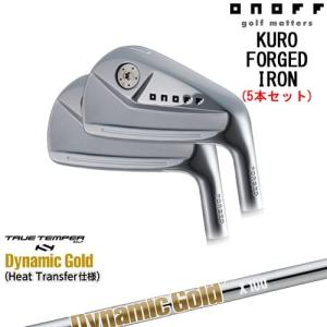 ONOFF KURO(クロ) FORGED IRON 2024年モデル アイアン5本set(6I-PW)[6P]オノフONOFF DynamicGoldHT ダイナミックゴールドTRUE TEMPER｜ovdgolfshop