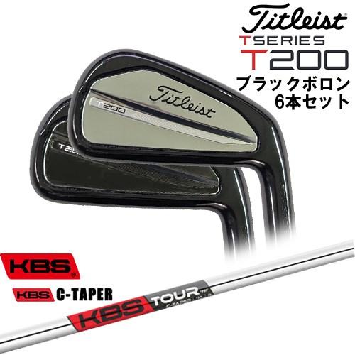 タイトリスト T200 アイアン6本set(5I-PW) 2023 ブラック[5P]タイトリストTi...